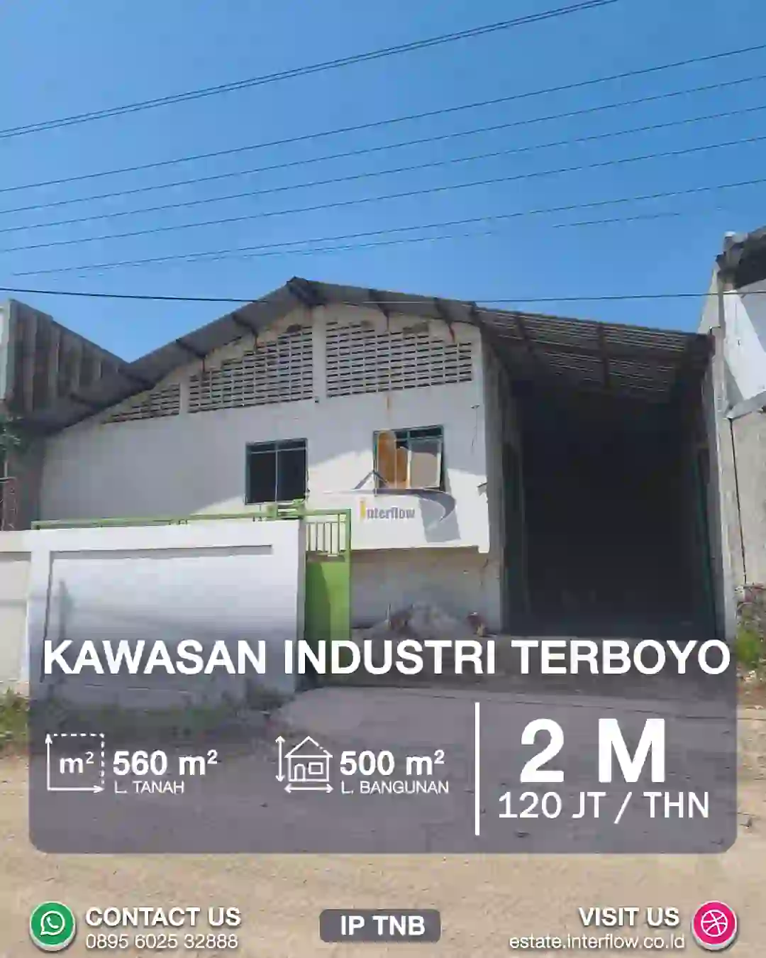 Gudang dijual atau disewakan di Kawasan Industri Terboyo Semarang
