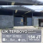 Gudang disewakan di LIK Terboyo Genuk Semarang dengan bangunan 352 m²